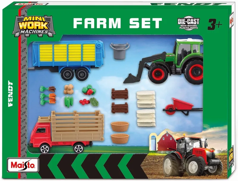 Fendt Set - Modelauto - Schaal FTB - Div. by Maisto in Div. – product photo
