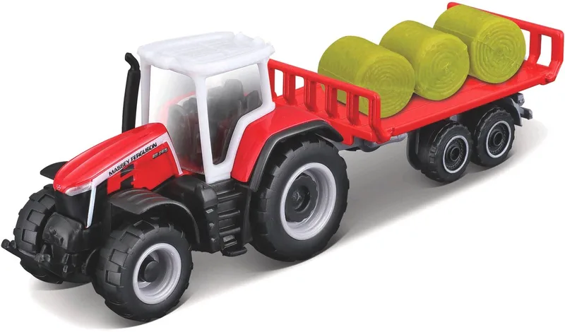 Massey Ferguson 8S.265 - Modelauto - Schaal 3" van Maisto in Rood/wit – productfoto