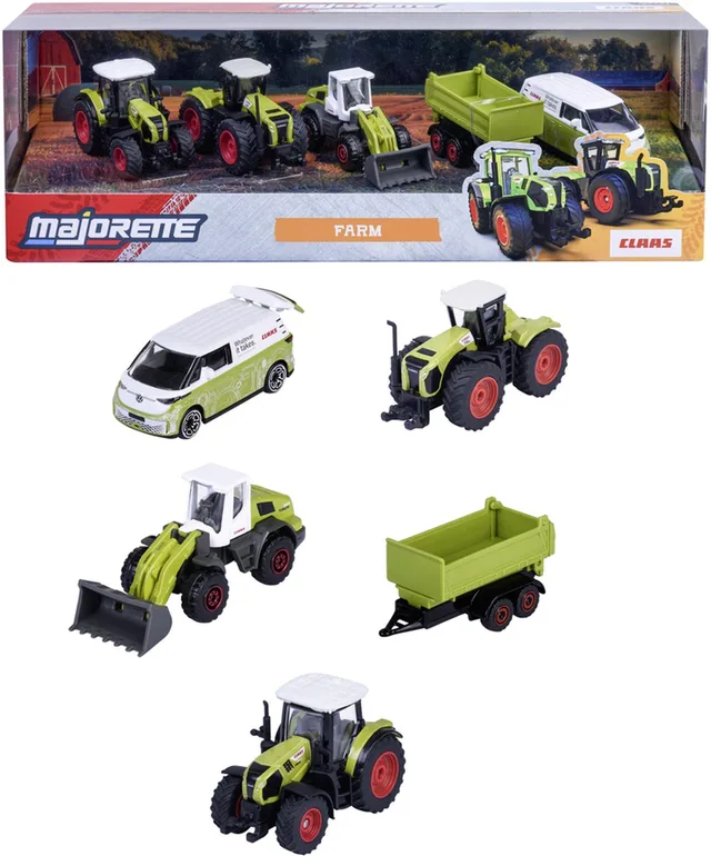 Geschenkdoos 5 model tractor's Claas - Die cast schaal 1:64 - 8503105002