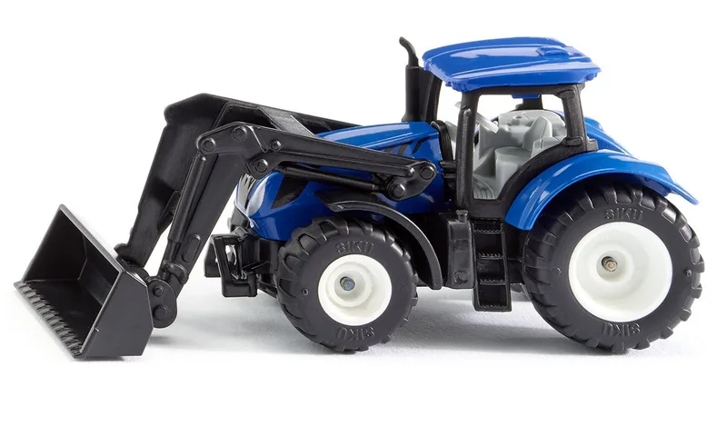 New Holland met Frontlader – 1396 van Siku – productfoto