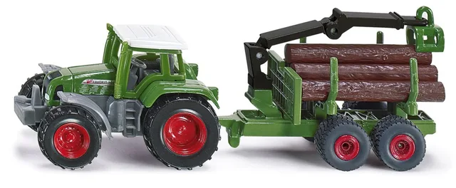 Fendt with forestry trailer – 1645