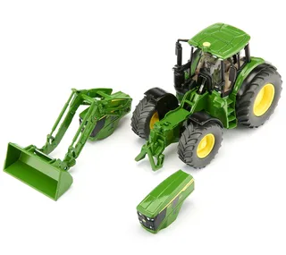 siku John Deere 6M 220 mit Frontlader – 3666 · 1:32 van Siku – productfoto 1 van 4