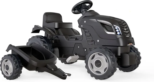 Farmer XL Black tractor + trailer