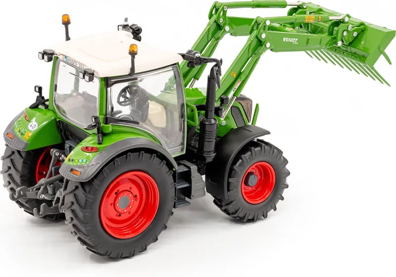 Fendt 313 Vario trekker met een frontlader - 1:32 - USK Scalemodels by USK Scalemodels in Groen – product photo