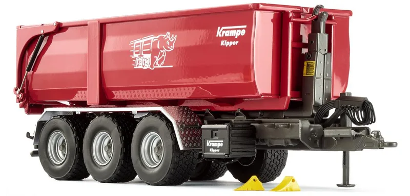 Krampe Hakenlift THL 30 L met Abrollcontainer Big Body 750 – 077826 · 1:32 van Wiking – productfoto 1 van 4