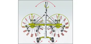 Claas rake Liner 2600 – 077828 · 1:32 by Wiking – interior photo 1 of 4