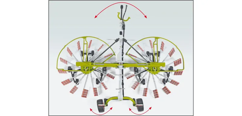 Claas rake Liner 2600 – 077828 · 1:32 by Wiking – interior photo 1 of 4