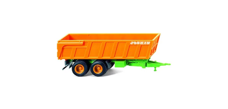 Joskin dump trailer - gelbgrün – 038804 · 1:87 by Wiking – product photo