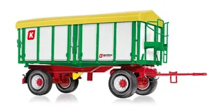 Kröger Zweiachs-Dreiseiten- kiepwagen HKD 302 - weiss – 077866 · 1:32 van Wiking – productfoto 1 van 4