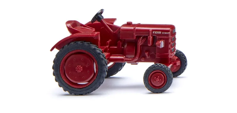 Fahr tracteur - purpurrot – 087706 · 1:87 de Wiking – photo du produit