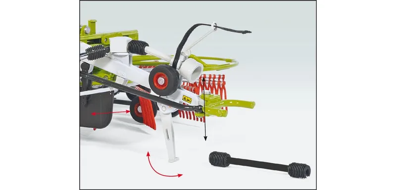 Claas rake Liner 2600 – 077828 · 1:32 by Wiking – interior photo 3 of 4