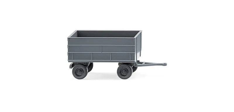farm trailer - basaltgrau – 095638 · 1:160 by Wiking – product photo