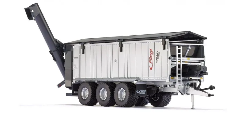 Fliegl Abschiebewagen ASW 391 with Überladeschnecke – 077317 · 1:32 by Wiking – product photo