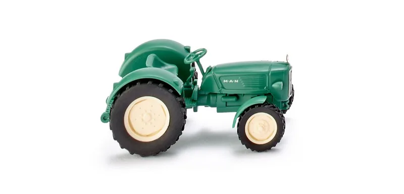 MAN 4R3 - patinagrün – 088401 · 1:87 van Wiking – productfoto