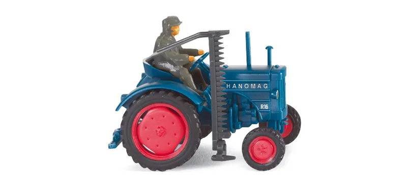 Hanomag R 16 mit Mähwerk – 088502 · 1:87 von Wiking – Produktfoto