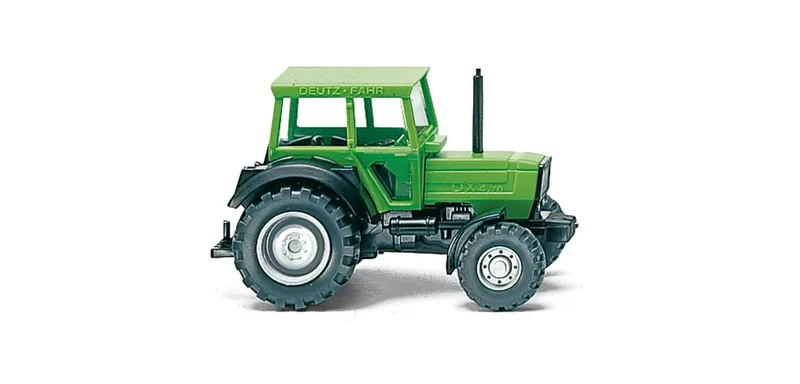 DEUTZ-FAHR-tractor gelbgrün – 038600 · 1:87 by Wiking – product photo
