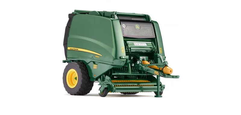 John Deere round baler – 077316 · 1:32 by Wiking – product photo