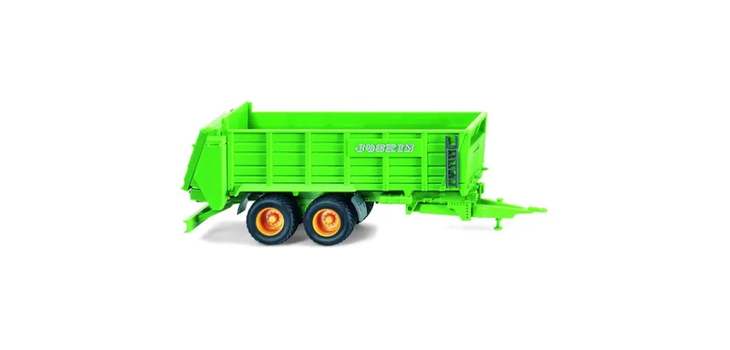 Joskin Universalstreuer- aanhanger - groen – 038802 · 1:87 van Wiking – productfoto