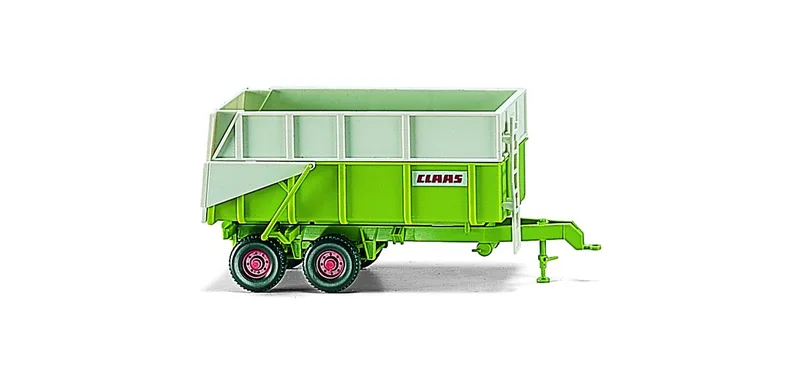 Claas kipper perlweiß/gelbgrün – 038701 · 1:87 van Wiking – productfoto