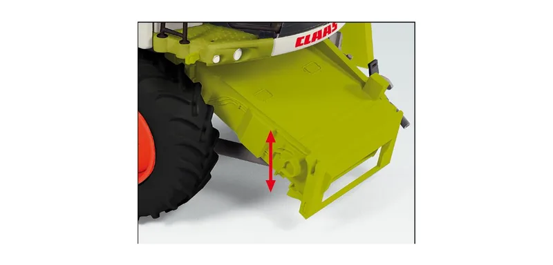 Claas Tucano 570 maaidorser met graanmaaibord V 930 – 077817 · 1:32 van Wiking – productfoto 2 van 4