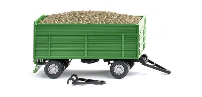 Rübenanhänger - groen – 038815 · 1:87 van Wiking – productfoto