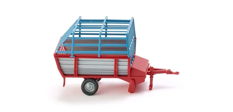 Heuladewagen - red/grau – 038101 · 1:87 by Wiking – product photo