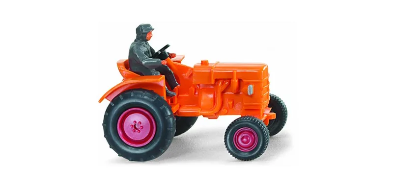 Fahr tracteur - orange – 087702 · 1:87 de Wiking – photo du produit