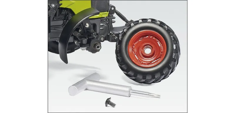 Claas Arion 430 met voorlader 120 – 077829 · 1:32 van Wiking – sfeerfoto 3 van 4