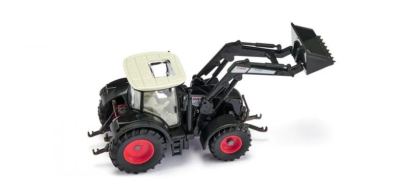 Claas Arion 640 with front loader 150 - black – 036312 · 1:87 by Wiking – product photo 2 of 4