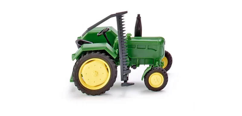John Deere 2016 met maaier – 088201 · 1:87 van Wiking – productfoto