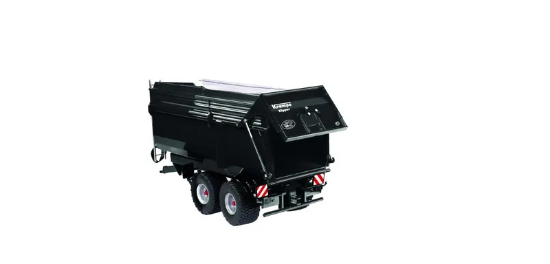 Krampe Big Body 650 Hinterkipper met Silageaufsatz – 077871 · 1:32 van Wiking – productfoto 4 van 4
