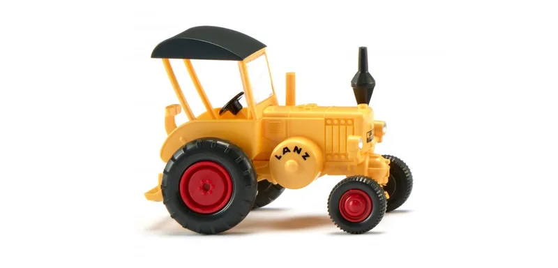 Lanz Bulldog avec Dach - jaune – 088010 · 1:87 de Wiking – photo du produit