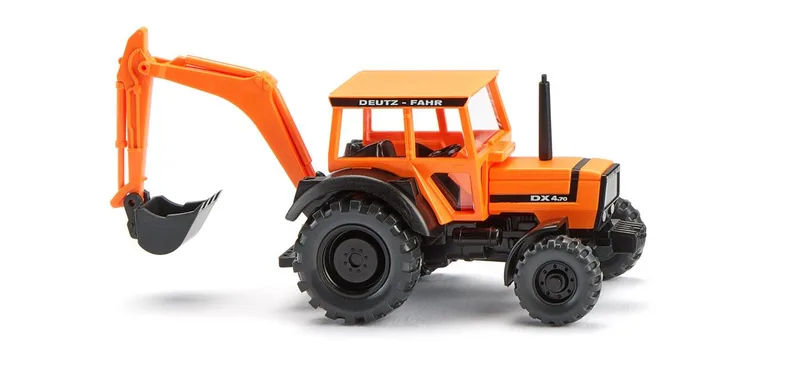 Deutz-Fahr DX 4.70 - kommunalorange – 038603 · 1:87 by Wiking – product photo