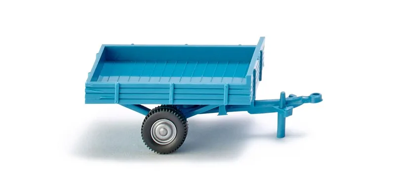Allgaier Einachsanhänger - hellblau – 087942 · 1:87 von Wiking – Produktfoto