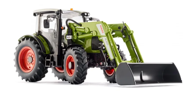 Claas Arion 430 met voorlader 120 – 077829 · 1:32 van Wiking – productfoto 4 van 4