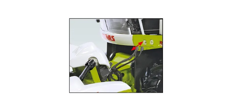 Claas Direct Disc 520 with Schneidwerkwagen – 077825 · 1:32 by Wiking – product photo 4 of 4