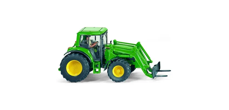 John Deere 6920 S with front loader – 039340 · 1:87 by Wiking – product photo