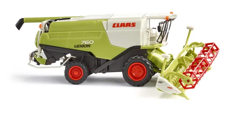 Claas Lexion 760 Mähdrescher mit V 1050 Getreidevorsatz – 038914 · 1:87 von Wiking – Produktfoto