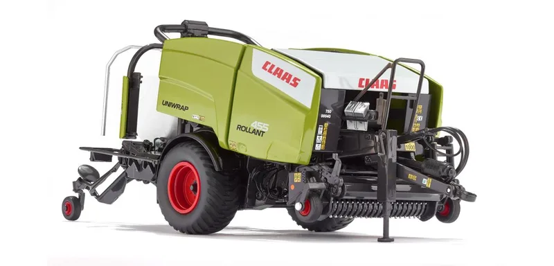 Claas Uniwrap Rollant 455 – 077320 · 1:32 van Wiking – productfoto