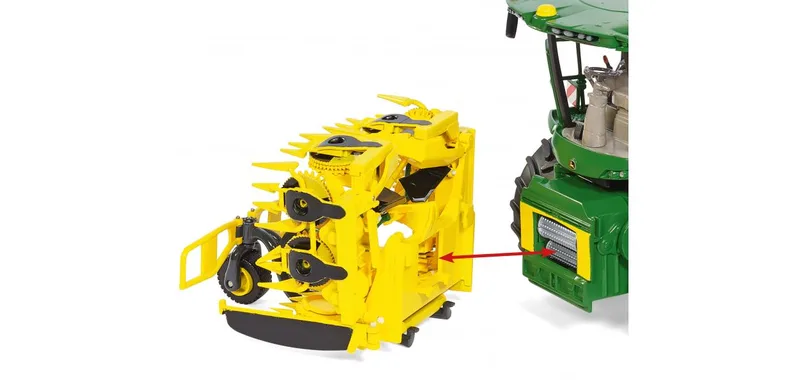 John Deere veldhakselaar 8500i – 077832 · 1:32 van Wiking – productfoto 4 van 4