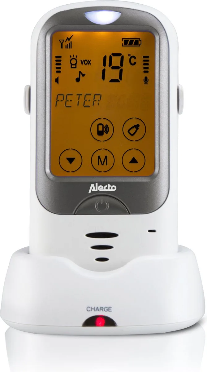 Babyfoonuitbreiding - DBX68BU - Extra babyunit Alecto Babyfoon DBX-68 en DBX68GS van Alecto in Wit – productfoto