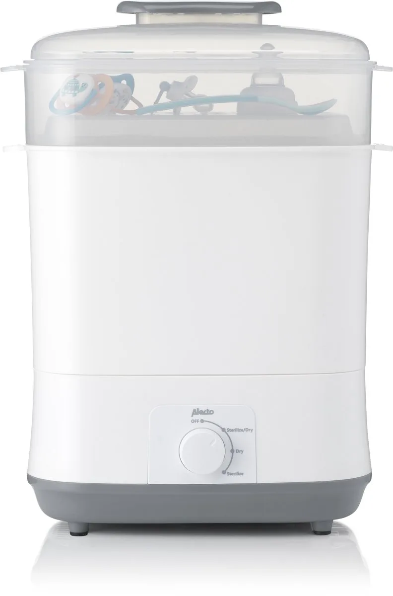 BF55 - Elektrische Stoomsterilisator met Droogfunctie - Wit by Alecto in Wit – BF55 – product photo