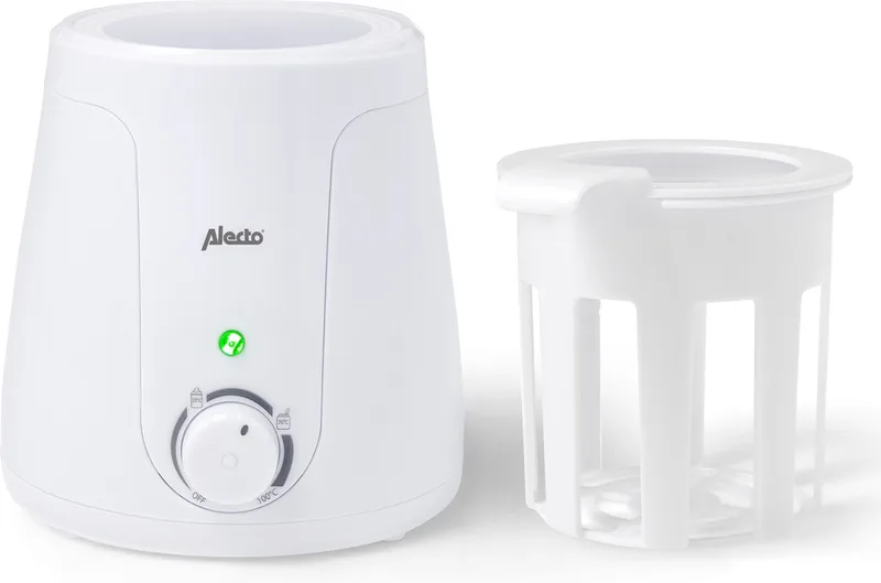 BW-70 - Flessenwarmer geschikt voor ieder flesje en potje - Snel en gemakkelijk in gebruik - Wit by Alecto in Wit – BW-70 – product photo