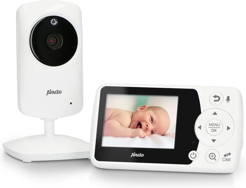 DVM-64 - Babyfoon met camera - Temperatuurweergave by Alecto in Wit – product photo