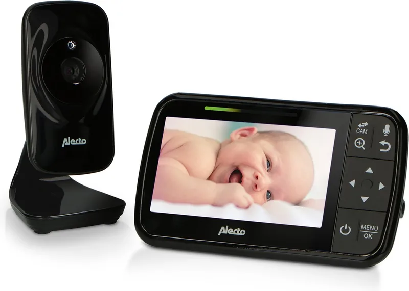 DVM149 - Babyfoon met camera - Temperatuurweergave van Alecto in Zwart – productfoto