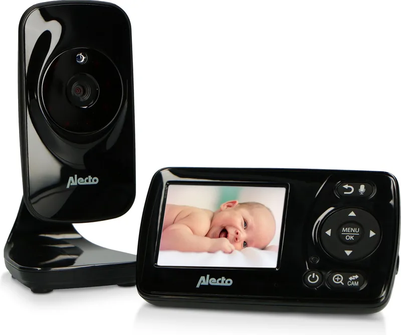 DVM71BK - Babyfoon met camera - Temperatuurweergave - Zwart by Alecto in Zwart – DVM-71 – product photo