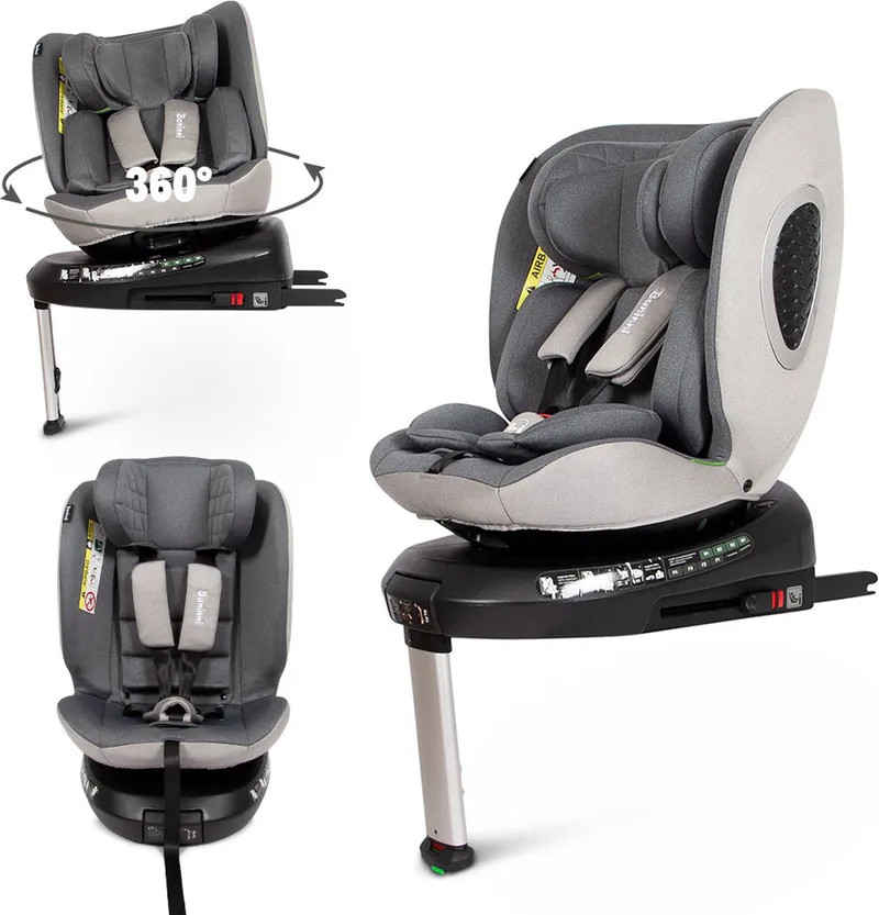 Autostoel 360° i-Size 40-150cm – 36kg Tullio by Baninni in Grijs – product photo