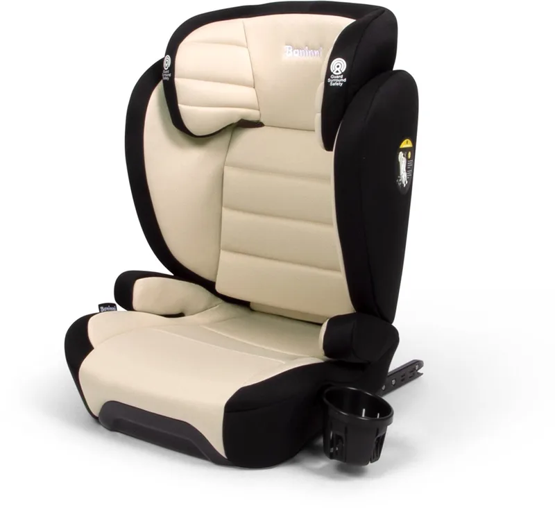 Autostoel i-Size 100-150cm – 15-36kg Zola Zand de Baninni en Beige – photo produit