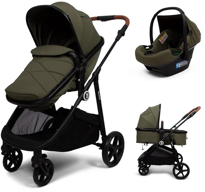 Baninni 3-in-1 Multi Standen Kinderwagen met Autostoel Nelia by Baninni in Groen – product photo