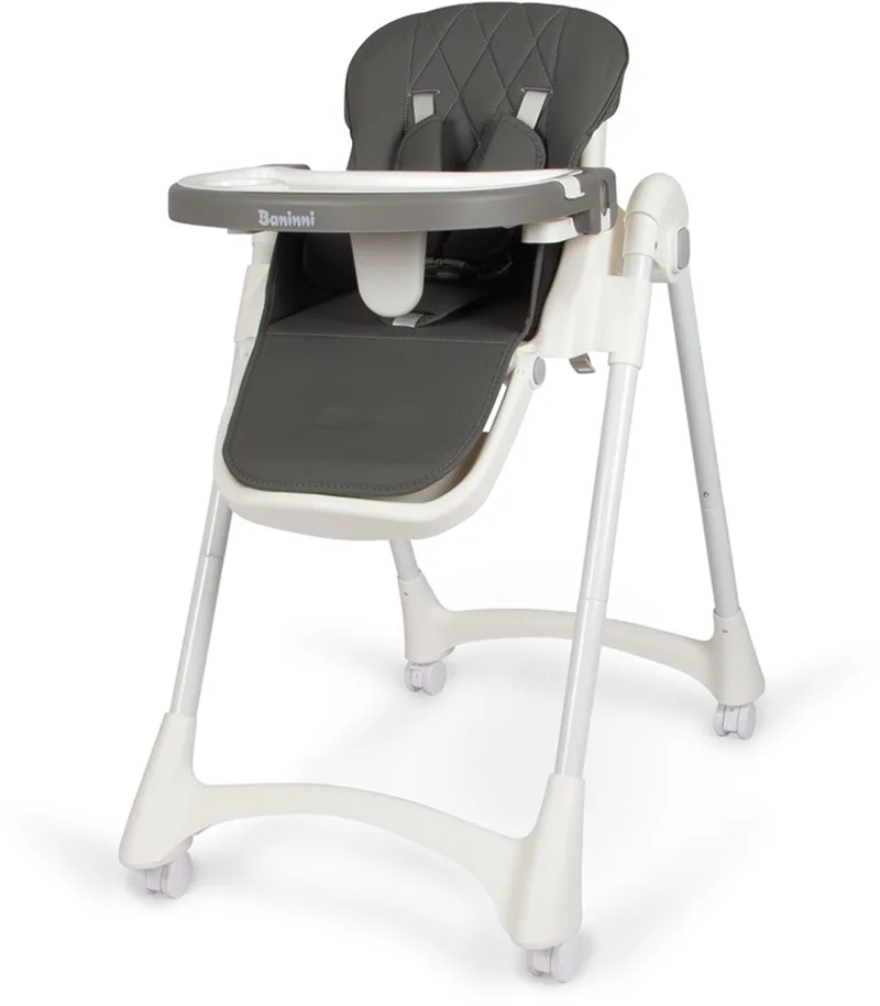 Kinderstoel - Meegroeistoel Roma Wit by Baninni in Grijs – product photo